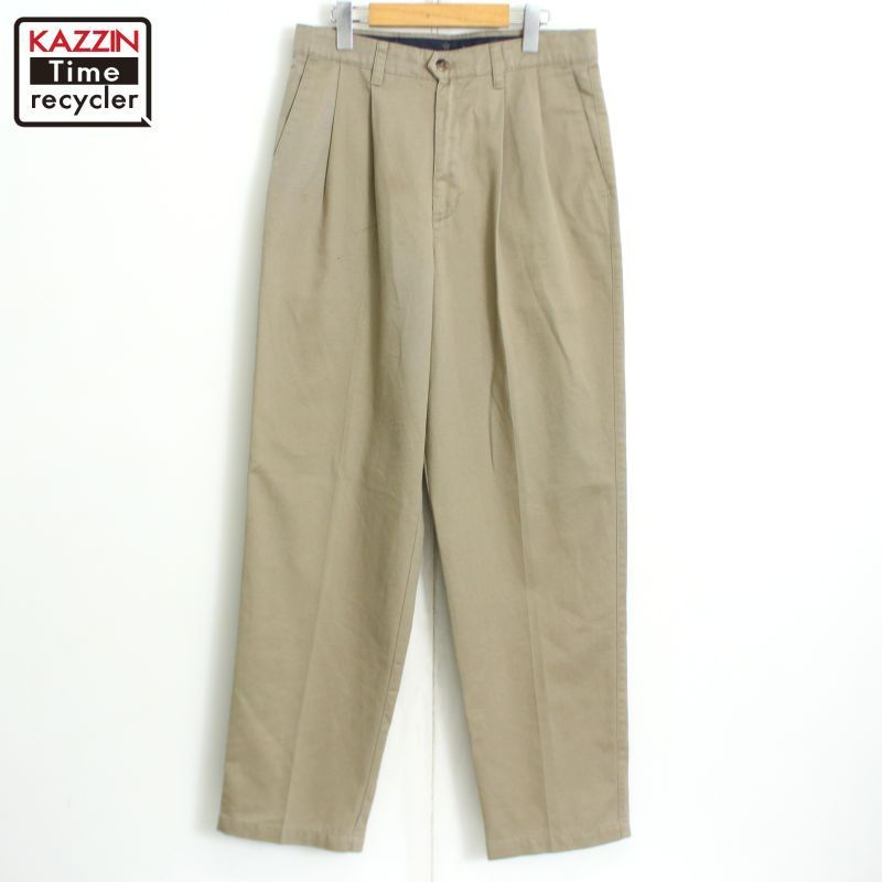 90s vintage DOCKERS コットン 2タック パンツ メンズ Mサイズ