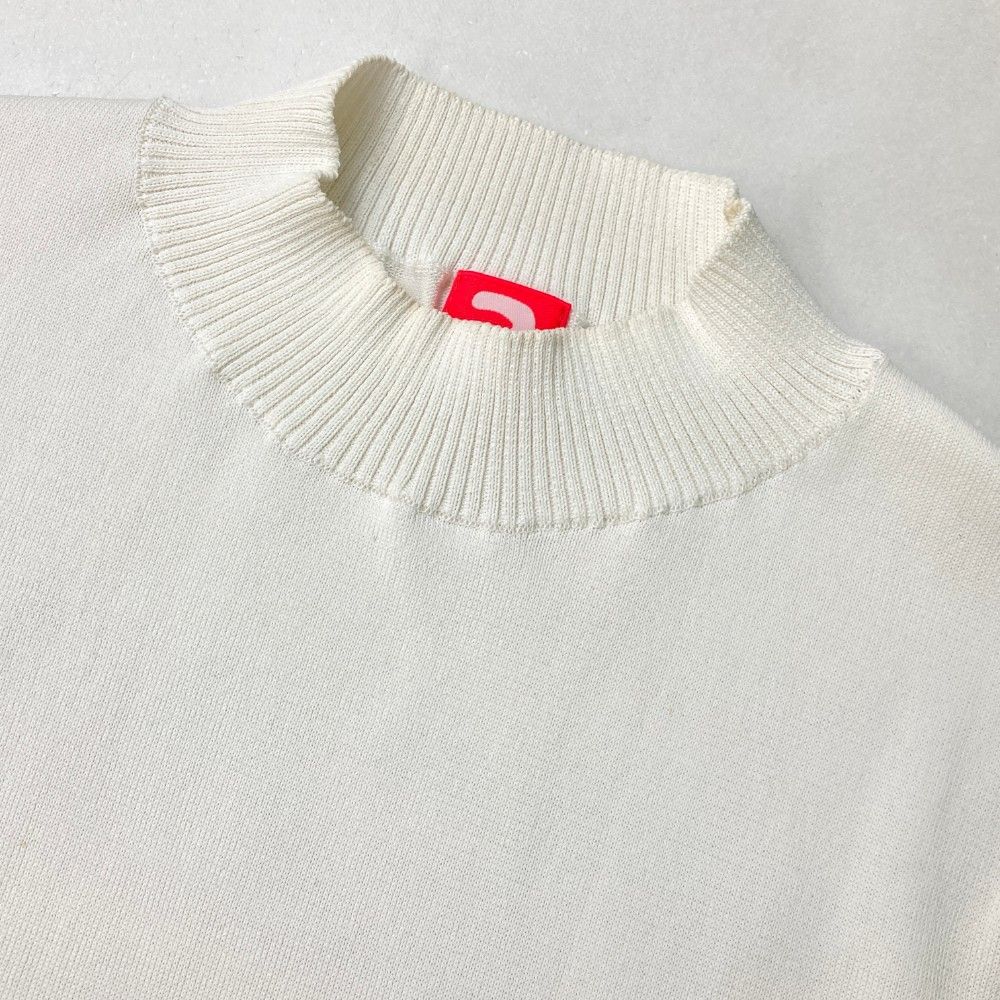 サイズ：38 ARCHIVIO アルチビオ ハイネック ニットセーター ホワイト