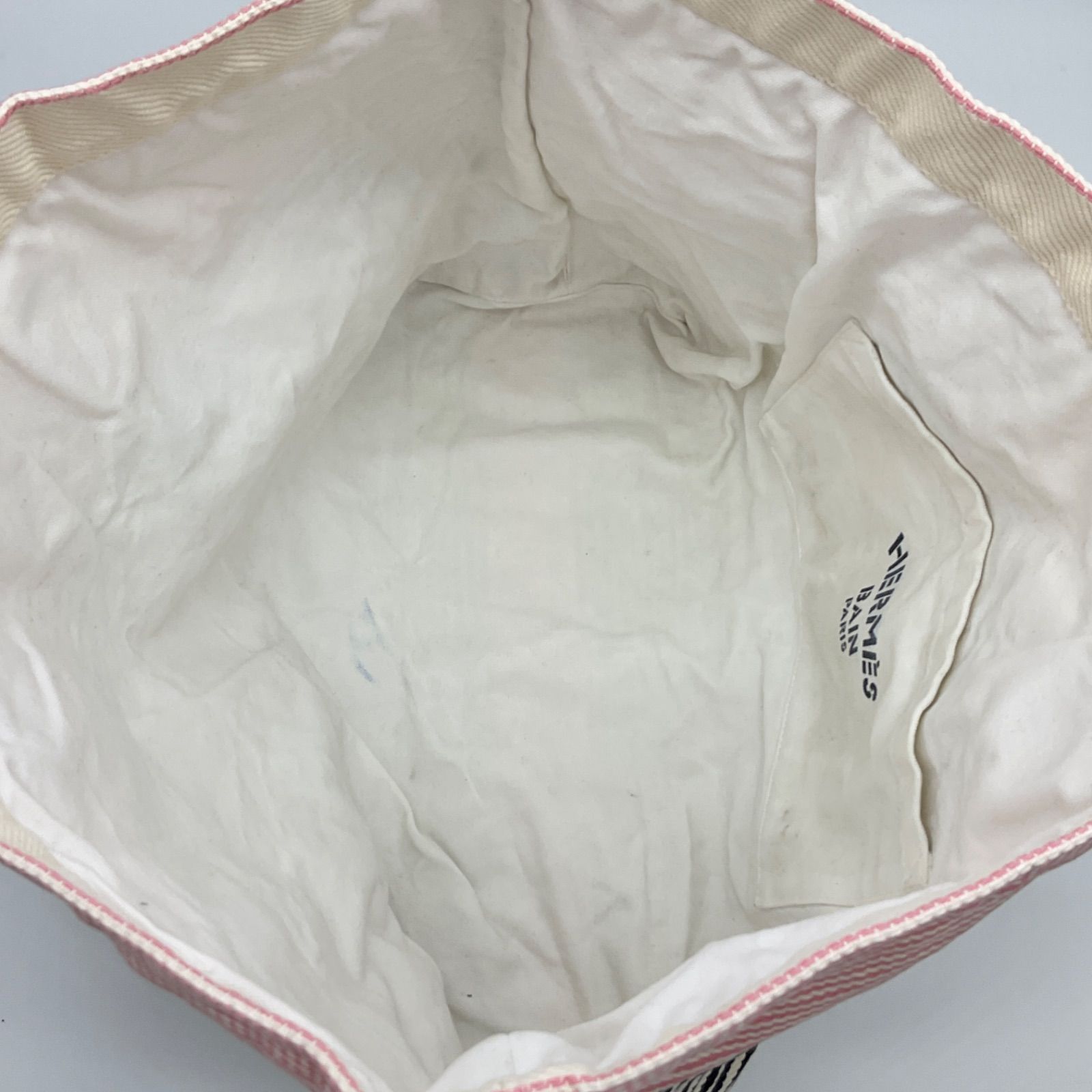 ○HERMES エルメス リバーシブルトートバッグ ビーチバッグ