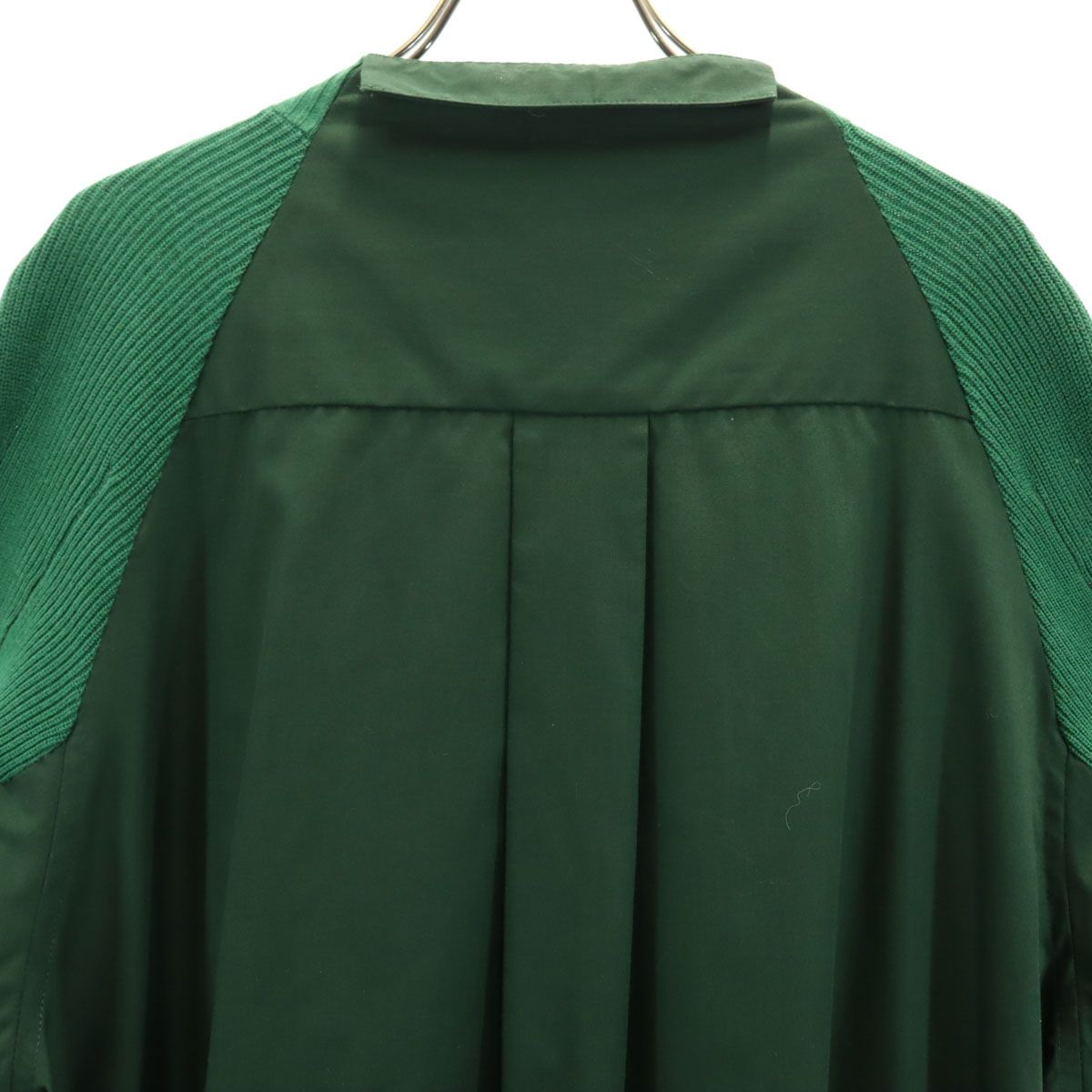 sacai プリーツ切り替え半袖ニット 24SS新品2 sacai サカイ レディース 切り替え シアー Tシャツ