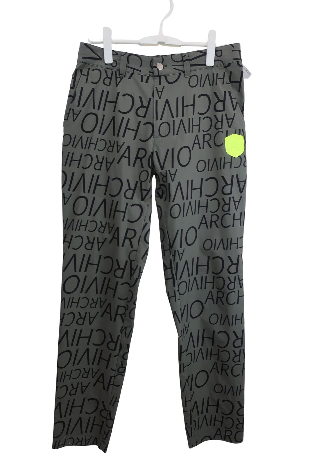 archivio(アルチビオ) パンツ カーキロゴ文字柄 メンズ 48 A027914 ゴルフ用品 2412-1184 中古