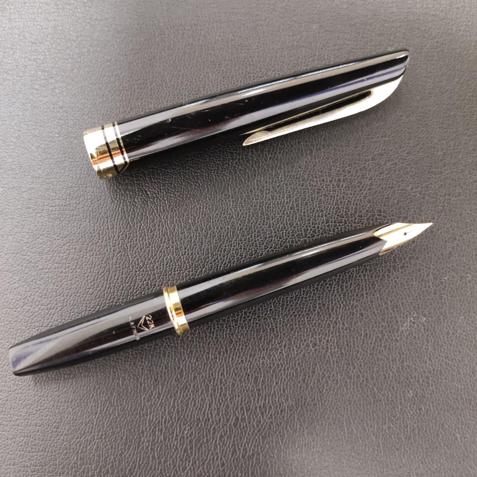 プラチナ PLATINUM 万年筆 ペン先 22K 細字 【本物保証，格安】