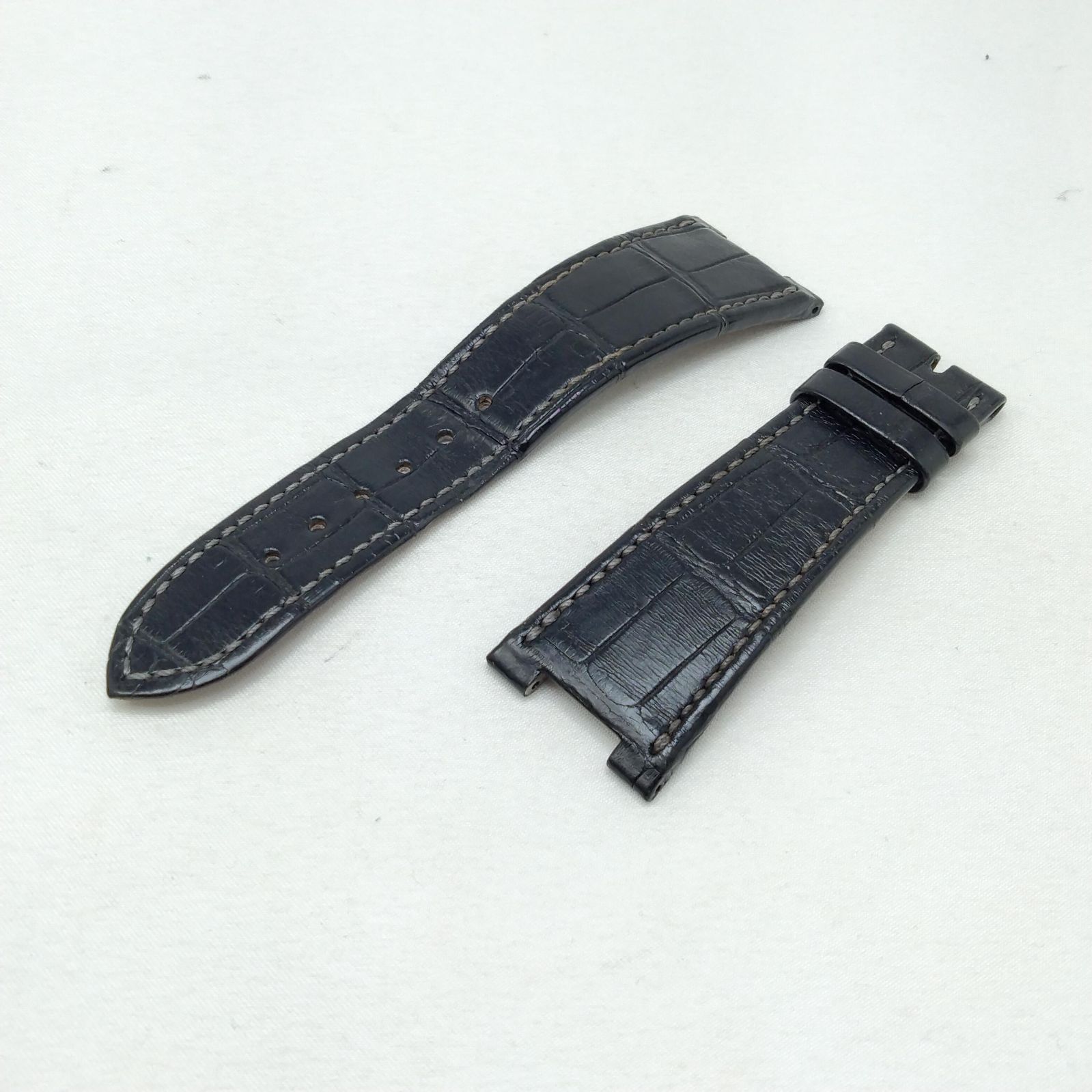 ✨️PATEK PHILIPPE✨️パテックフィリップ 時計ベルト 黒 クロコ
