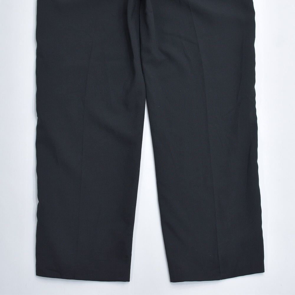 50s ブラック コットン トラウザーズ CONMARジッパー 50s ブラック コットン トラウザーズ CONMARジッパー