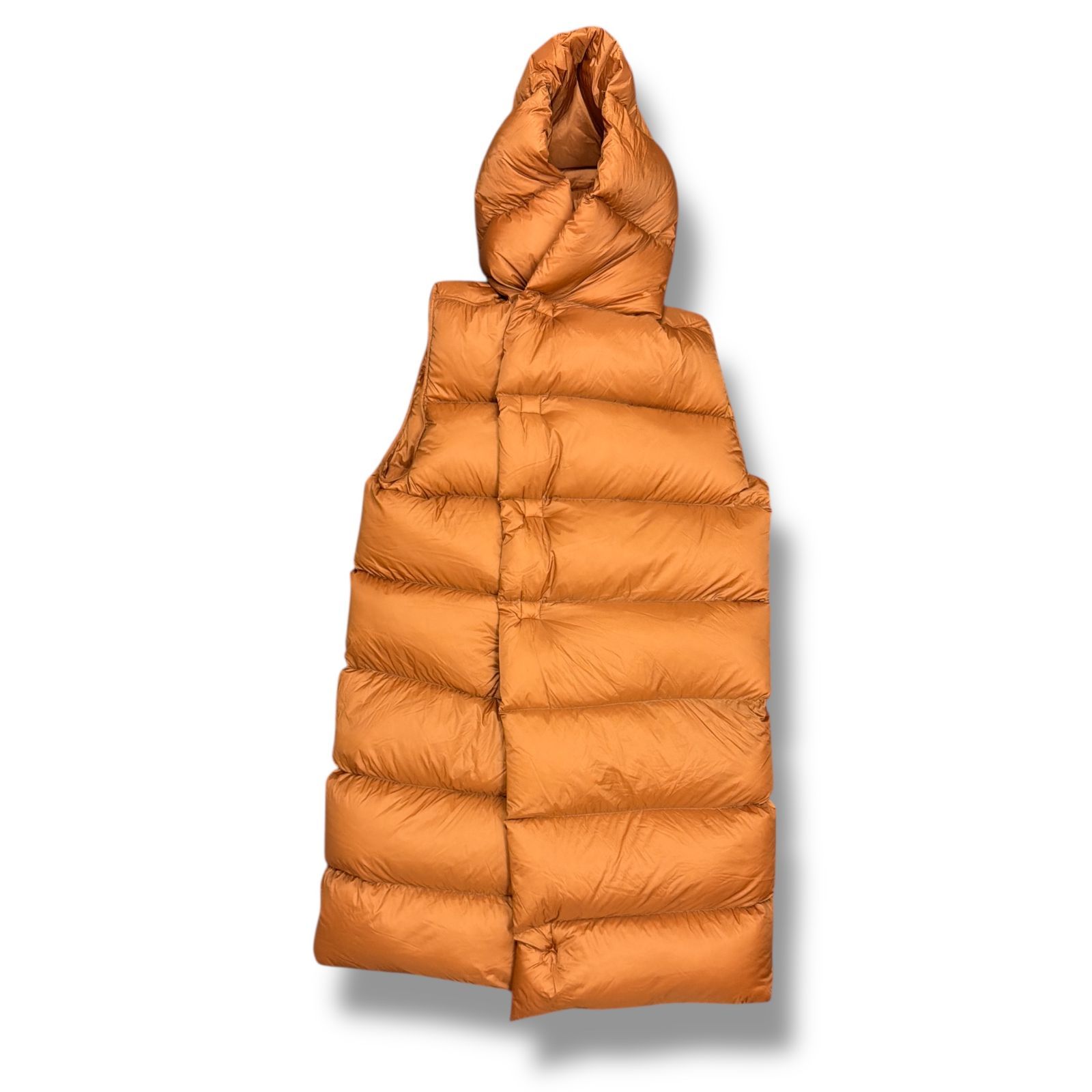 Rick Owens 21AW フーデッドスリーブレスダウンジャケット ダウンベスト リックオウエンス RU02A5999-NZD3 ラスト 48 931M9