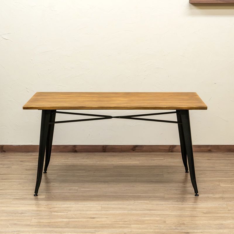 Mercury　ヴィンテージダイニングテーブル　140×80 ブラック Mercury ヴィンテージダイニングテーブル 140×80 BK/SV jh06 サカベ