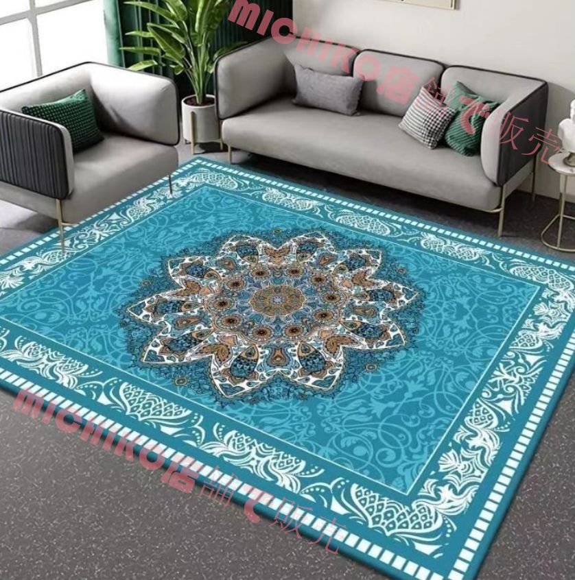 推薦 200cm×300cm レトロ アメリカ式 絨毯 豪華 家庭用カーペット 寝室 カーペット A78