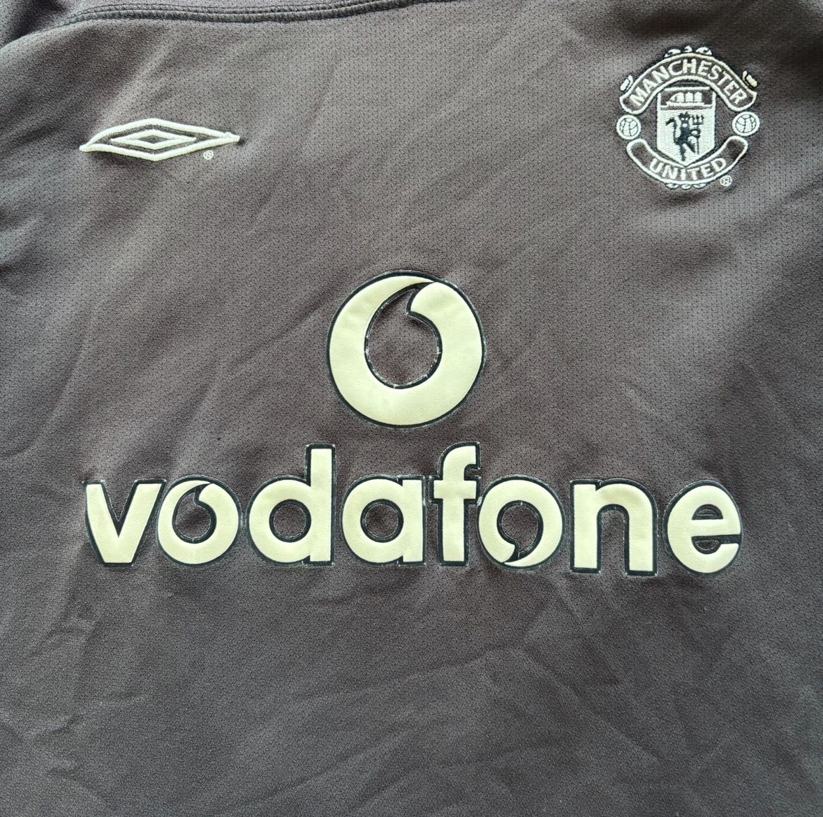 00s UMBRO “Manchester United” S/S Football Game Shirt