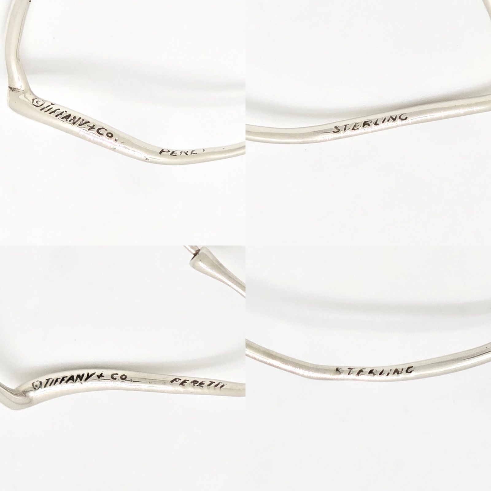 TIFFANY&CO. ティファニー オープン ハート フープ ピアス 両耳