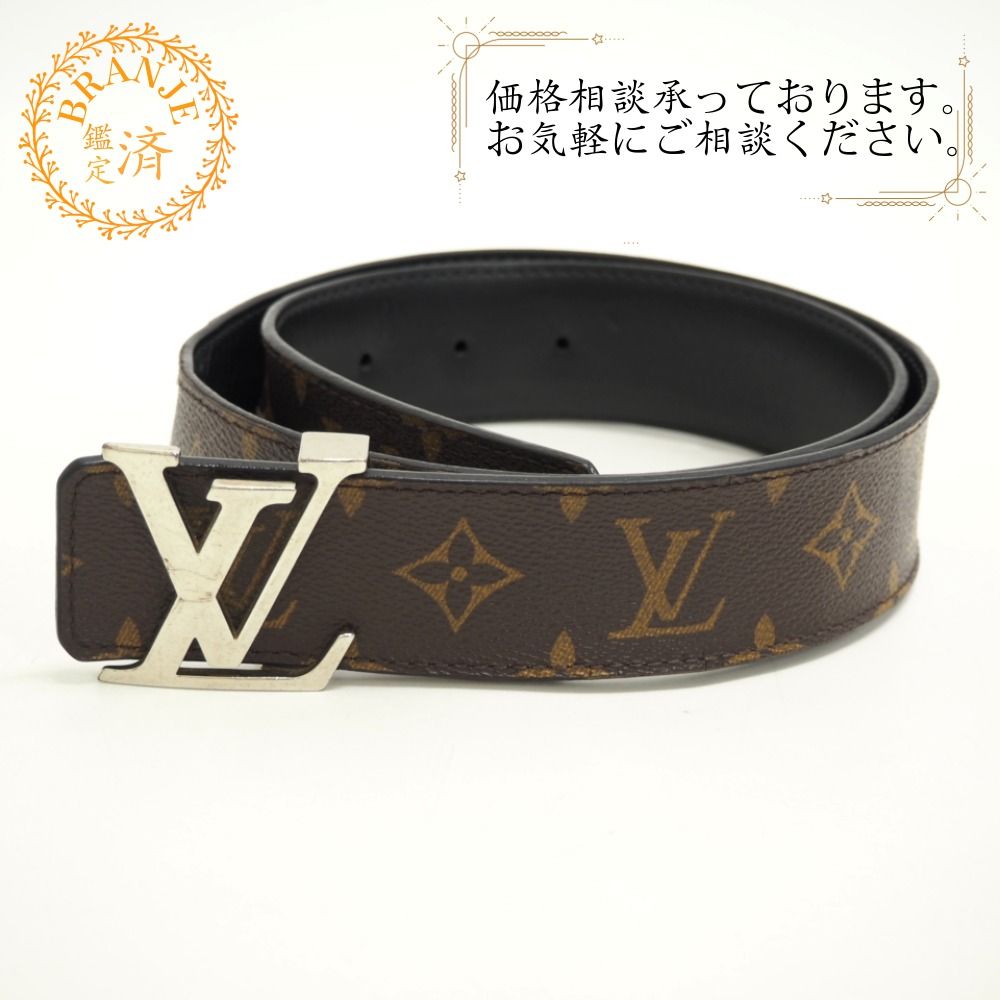 Louis Vuitton モノグラムレザーベルト 80/32 穴追加あり LOUIS 