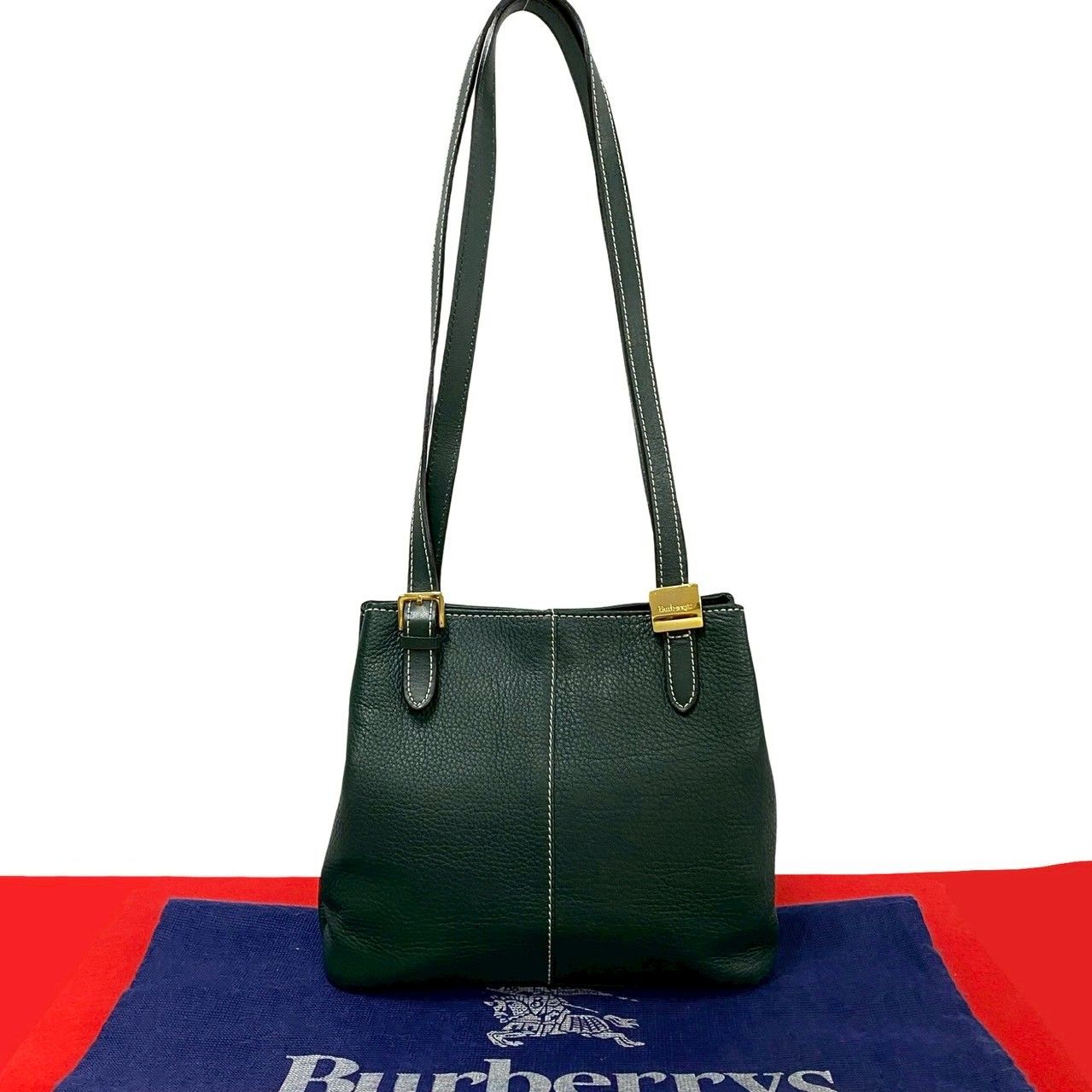 極 美品 Burberrys バーバリーズ ヴィンテージ ロゴ 金具 ノバチェック 