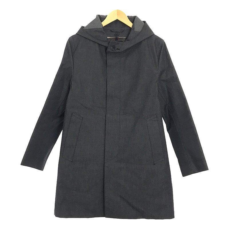 MACKINTOSH PHILOSOPHY / マッキントッシュフィロソフィー | ライナー付き オーバーコート フーディ | 36 | ネイビー | メンズ