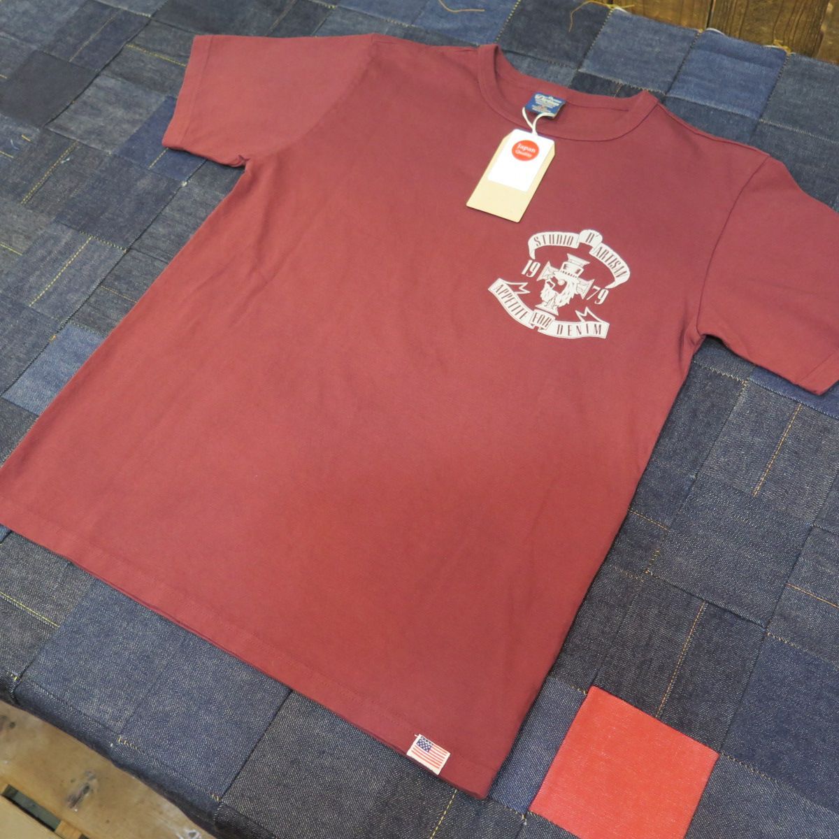 【ステュディオ・ダ・ルチザン】 Guns プリントTシャツ STUDIO D'ARTISANS 8106B 日本製