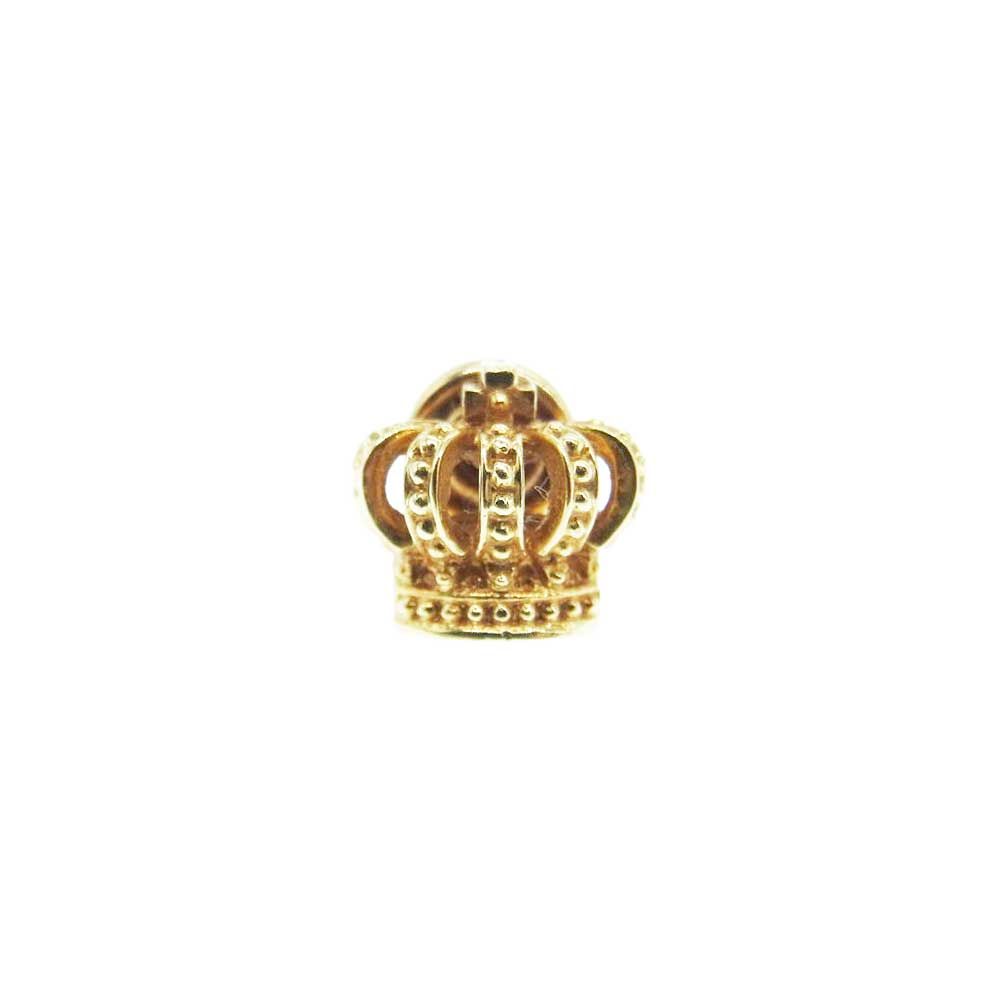 K18◆新品◆JUSTIN DAVIS◆PETITE CROWN◆クラウンピアス JUSTIN DAVIS ピアス CROWN STUD” Earring メンズ レディース