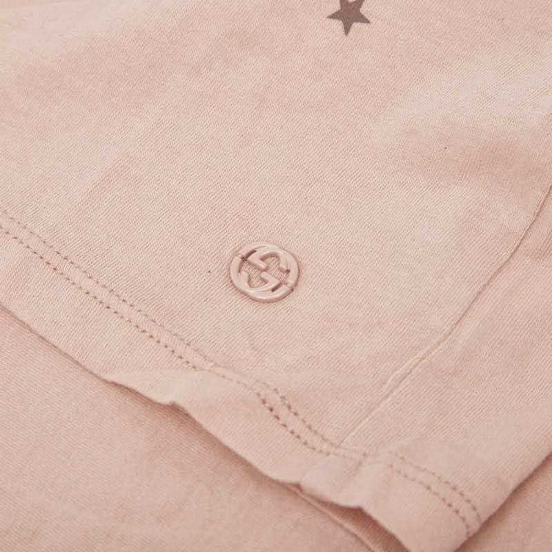 グッチ スタープリント Vネック 半袖Tシャツ サイズ 8 ピンク系 マルチカラー コットン キッズ GUCCI 1-0236273 WWW_USTAUSTRALIA_COM_AU