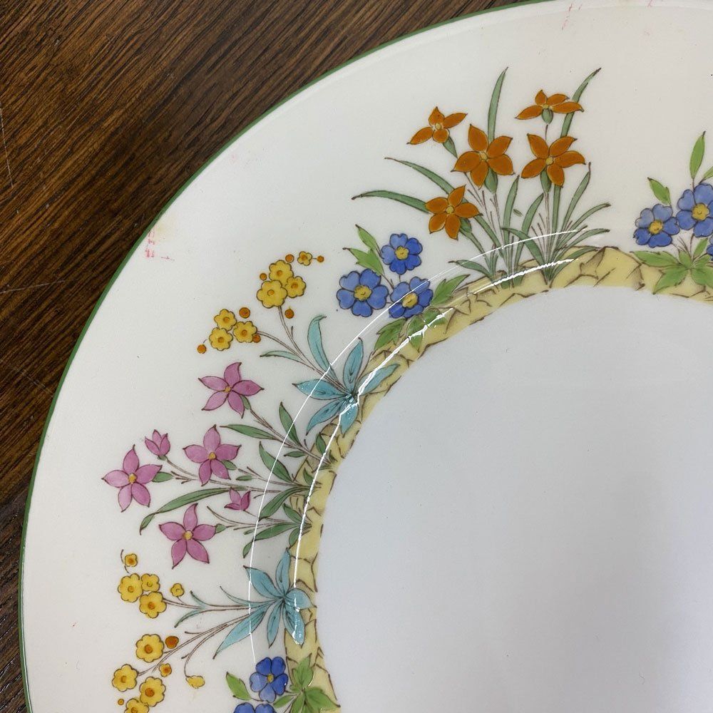 ミントン アンティーク 飾り皿 花柄 イギリス製 ミントン アンティーク 飾り皿 花柄 イギリス製 英国アンティーク