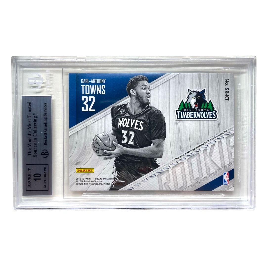 PANINI NBAカード THREADS KARL-ANTHONY TOWNS TIMBERWOLVES #SR-KT 送料無料 中古 IT2 PANINI NBAカード THREADS KARL-ANTHONY TOWNS TIMBERWOLVES #SR-KT