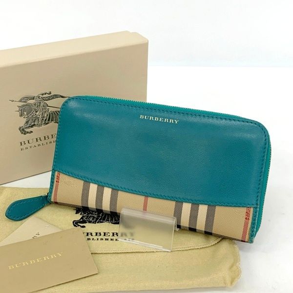 バーバリー　ホースフェリー　長財布 BURBERRY バーバリー ラウンドファスナー 長財布 3982455 ホース