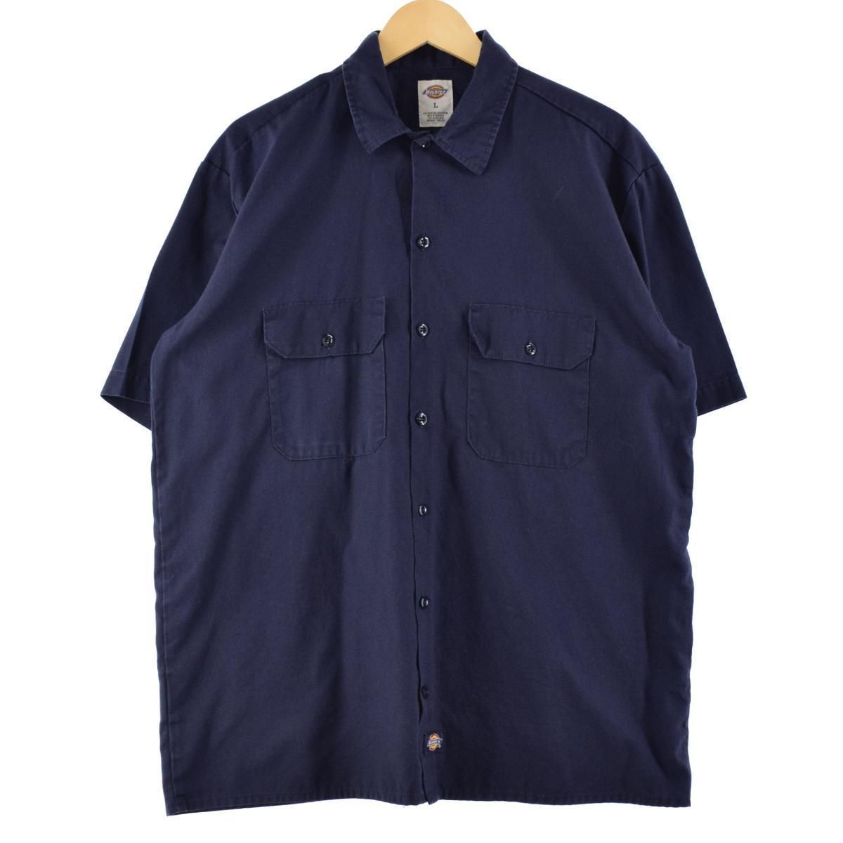 古着 ディッキーズ Dickies 半袖 ワークシャツ メンズXL/eaa264284