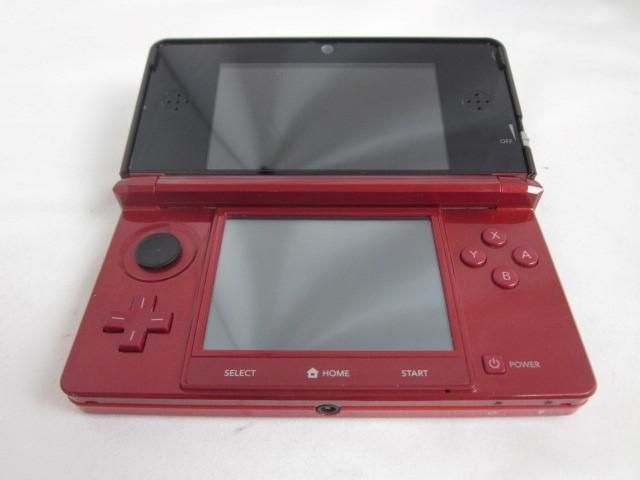  中古品 ゲーム ニンテンドー3DS 本体 CTR-001 フレアレッド 動作品 本体のみ