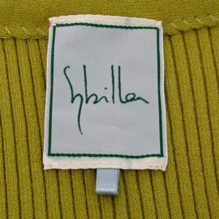 Sybilla - シビラ アンサンブル ニット カーディガン 7分袖 ブランド トップス レディース M/Lサイズ グリーン系 Sybilla シビラ アンサンブル ニット カーディガン 7分袖 ブランド