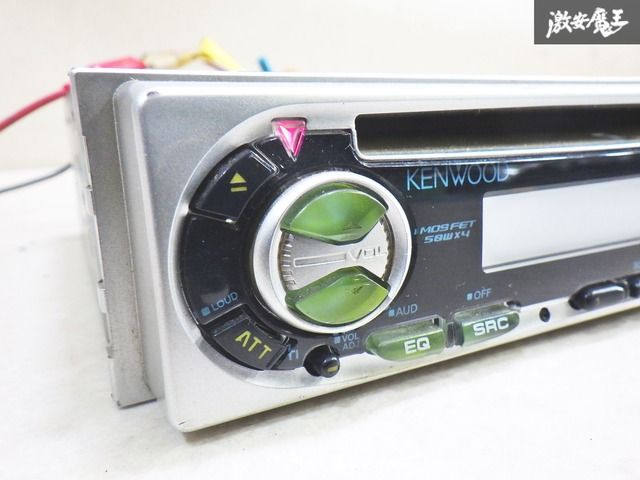 【てっちゃん】KENWOOD 動作確認OK リモコン＆カートリッジ付 美品 てっちゃん】KENWOOD 動作確認OK リモコン＆カートリッジ付 美品