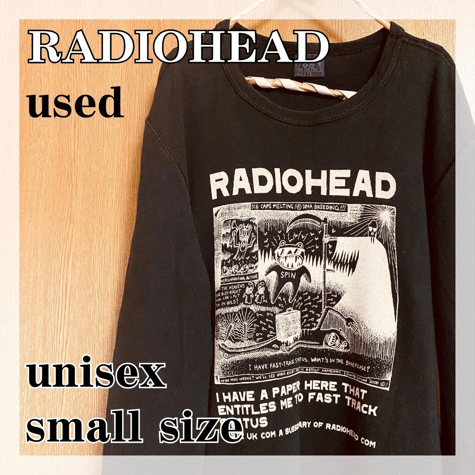 古着・やや使用感あり】RADIOHEAD(レディオヘッド)ロンT☆バンドT