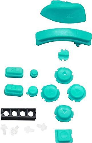 オーディオファン Switch Joy-Con用 交換ボタンセット 左 L ZL 修理パーツ エメラルドグリーン (Switch専用)