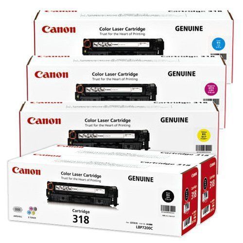 CANON 純正トナーカートリッジ318 CRG-318 4色5本セット T