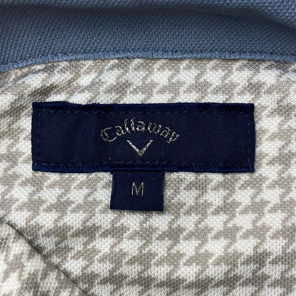サイズ：M CALLAWAY キャロウェイ 長袖ポロシャツ ボタンダウン