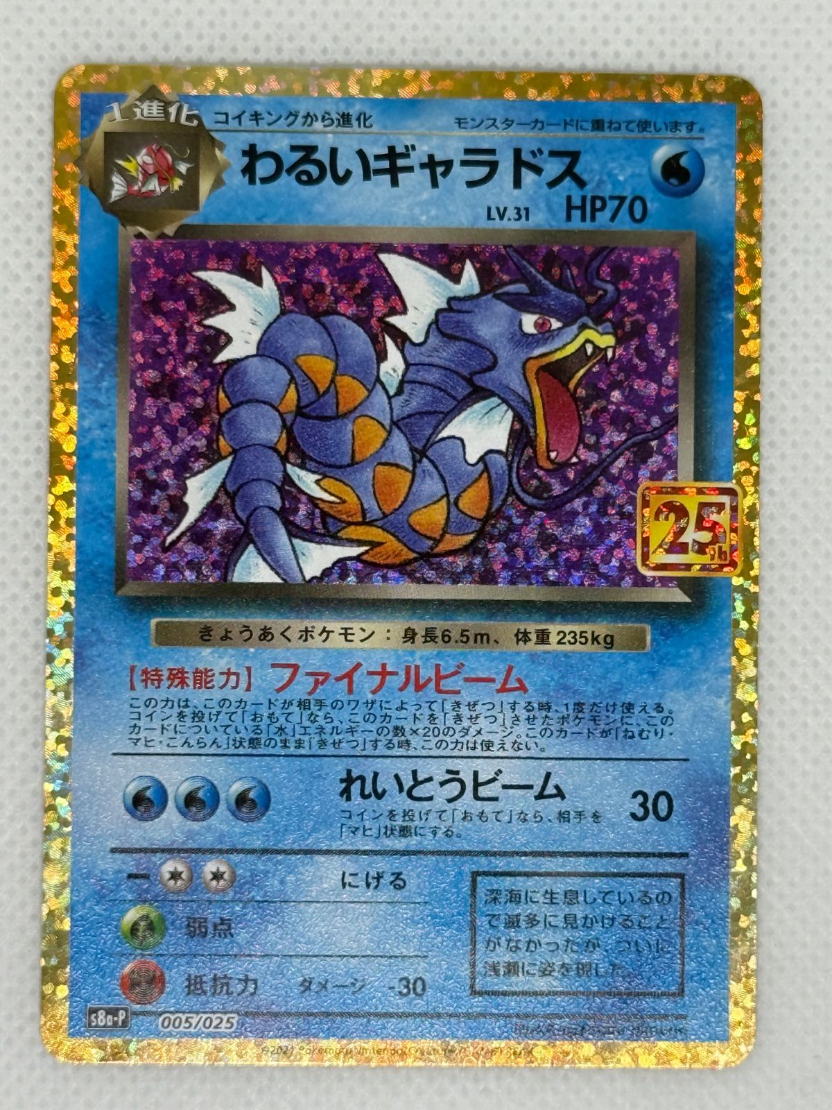 ポケモンカード わるいギャラドス プロモカードパック 25th