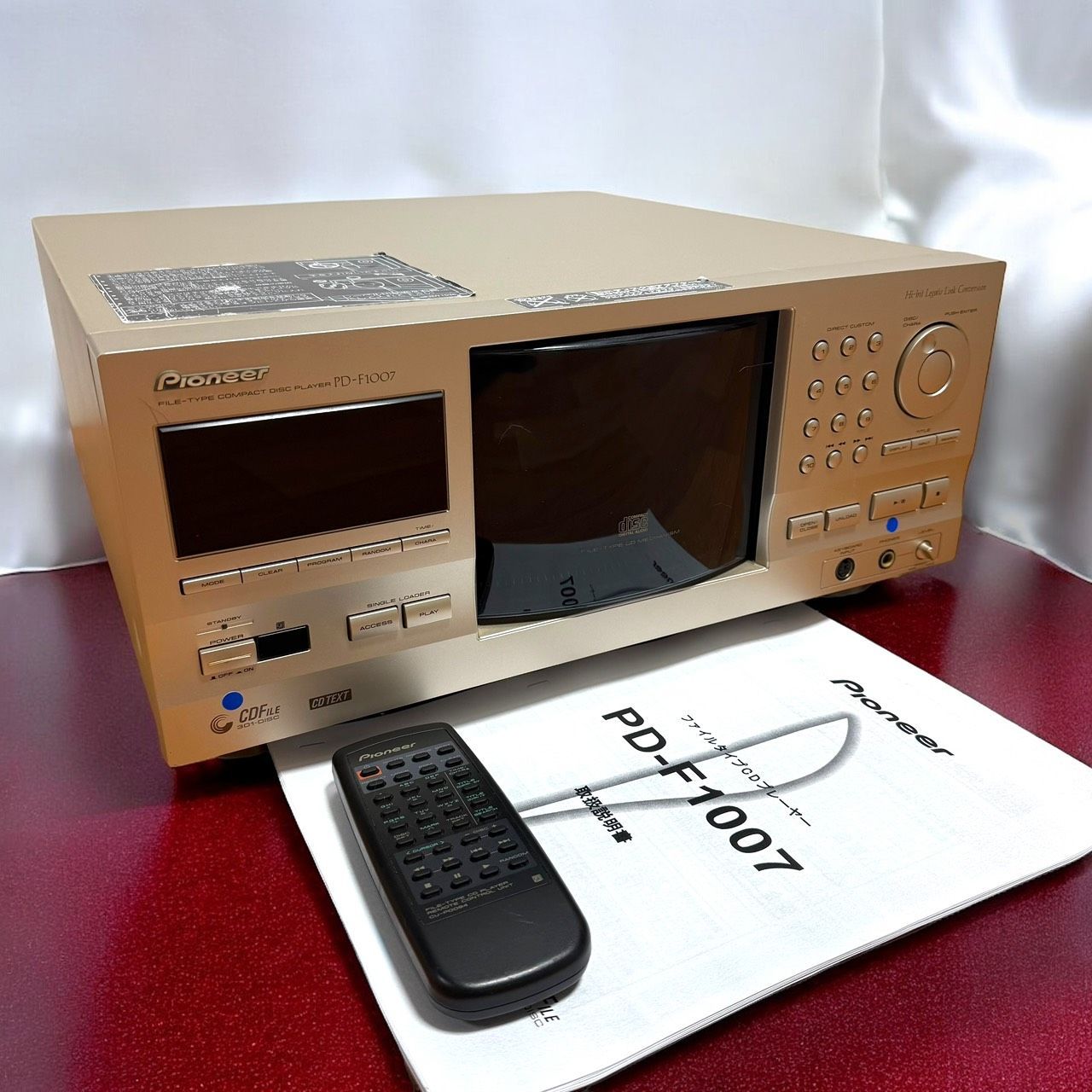 Pioneer パイオニア PD-F1007 世界最多 301枚 CDチェンジャー 301連装