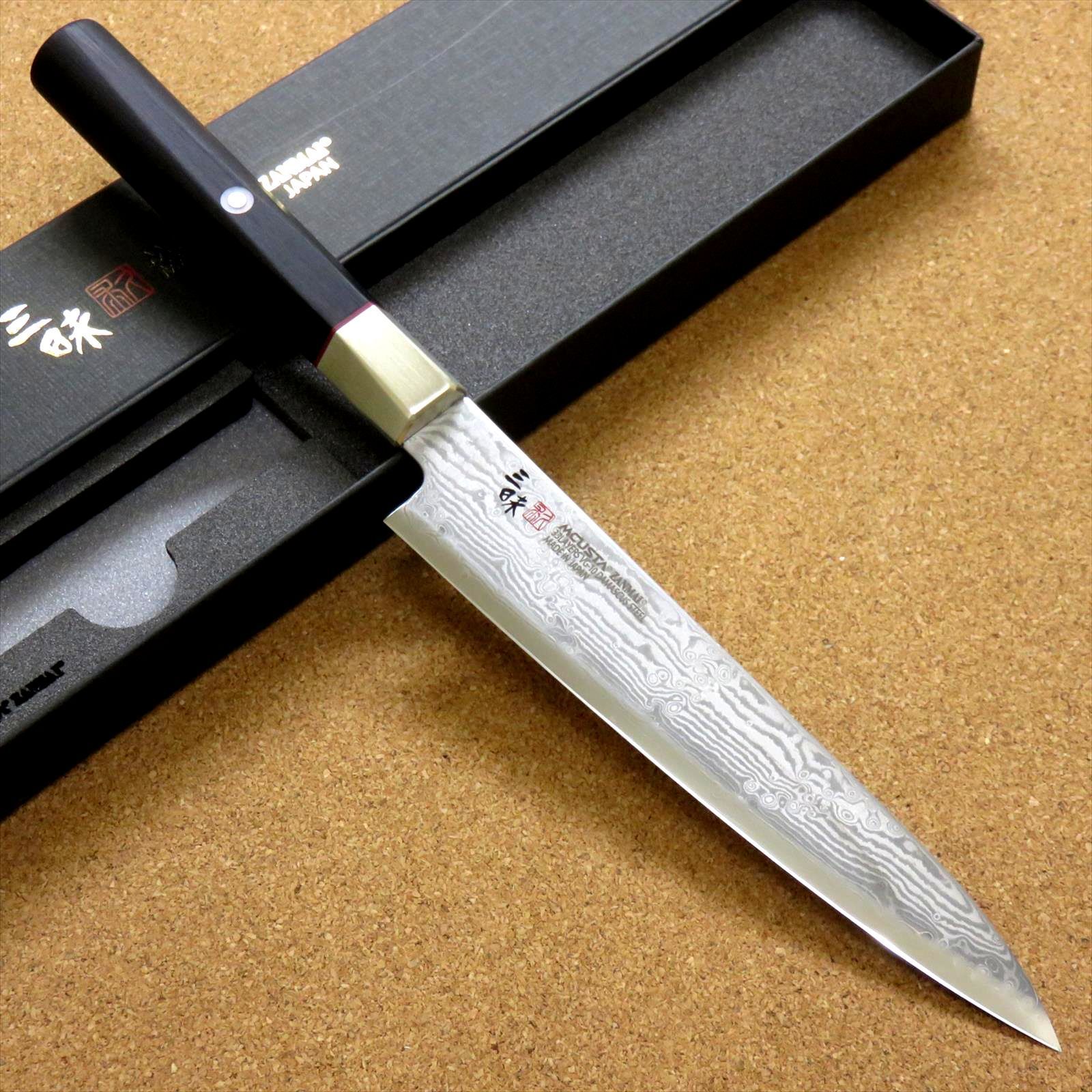 関の刃物 ペティナイフ 150mm 三昧 ハイブリッド スプラッシュ ダマスカス 関の刃物 ペティナイフ 150mm 三昧 ハイブリッド スプラッシュ ダマスカス