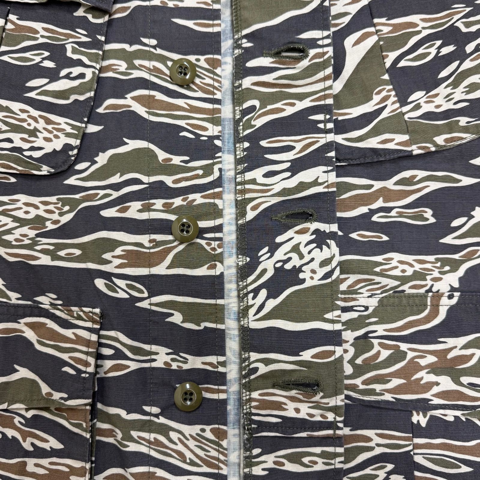 参考上代55000円 未使用品 WACKO MARIA 25SS TIGERCAMO FATIGUE JACKET 