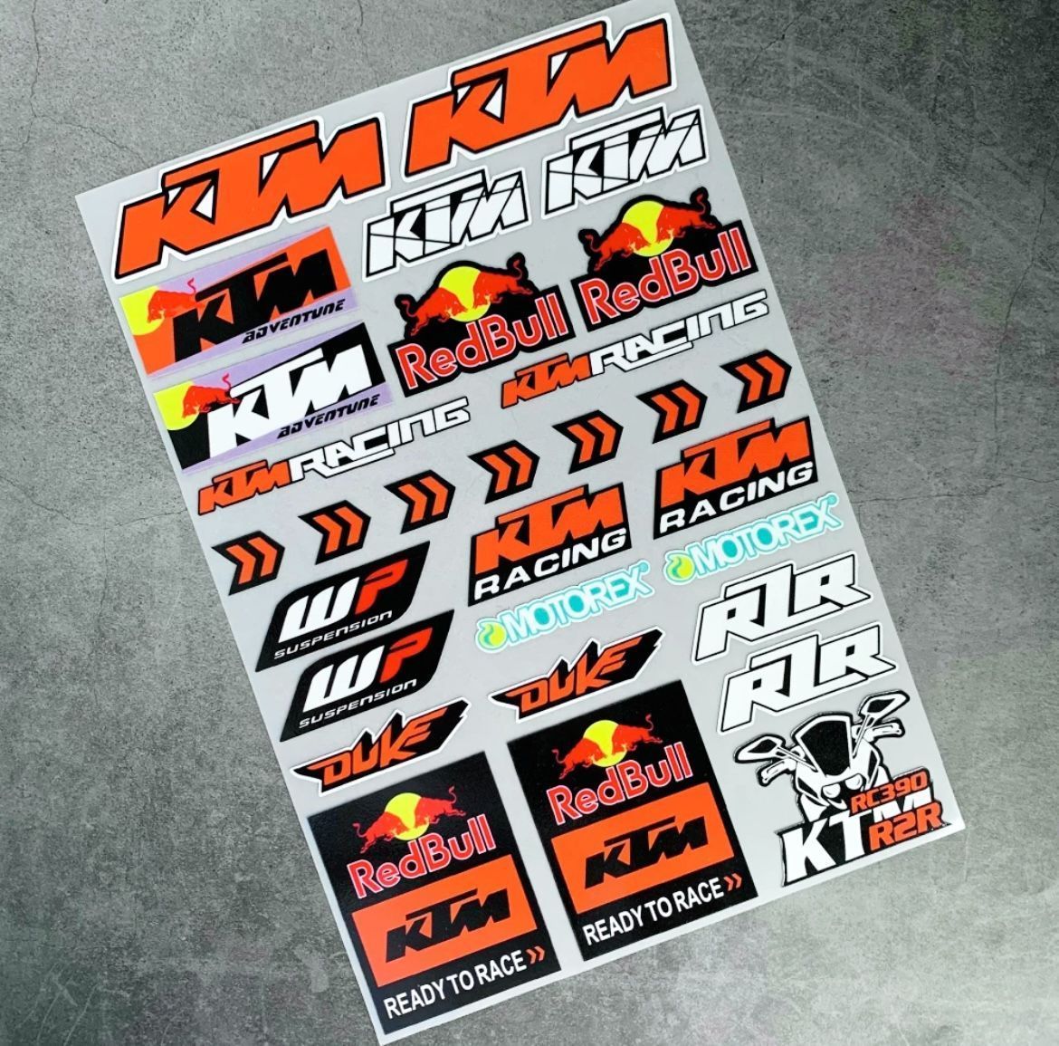 KTM RC390 レッドブル デカールセット motogp （KTM EXC