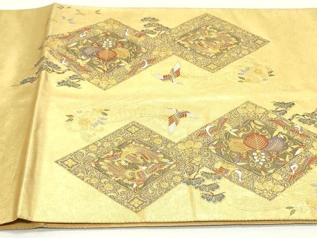 長嶋成織物　額縁入り　日本画 kimono-life_b3559875-3223ryam