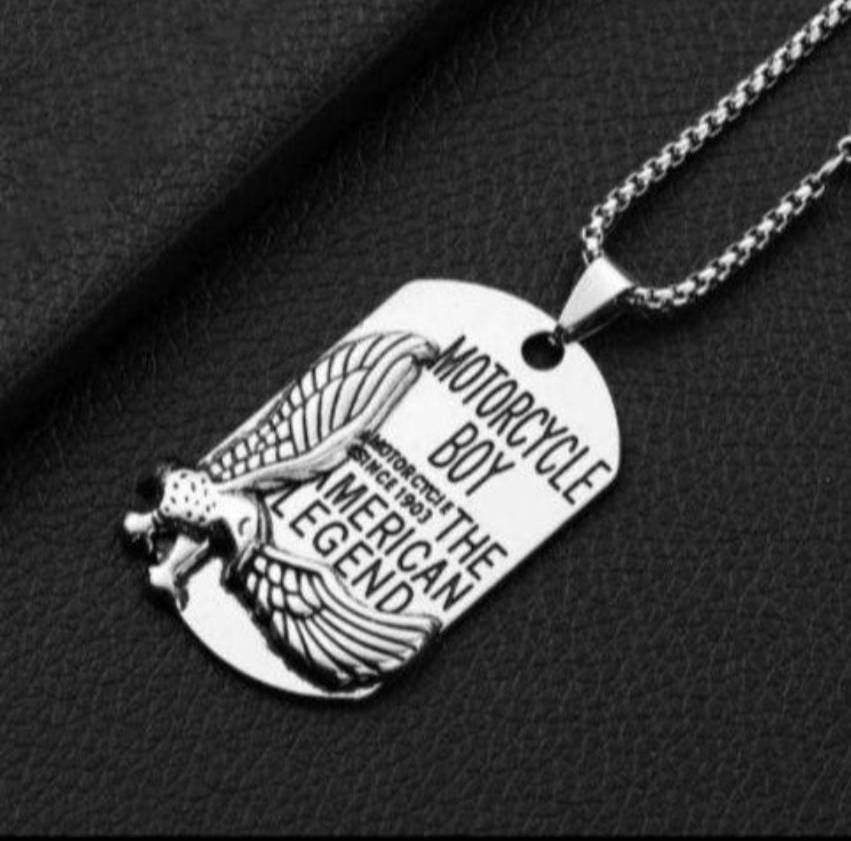 レア　インディアンジュエリー　メンズ　アメカジ イーグル シルバープレート ネックレス インディアンジュエリー