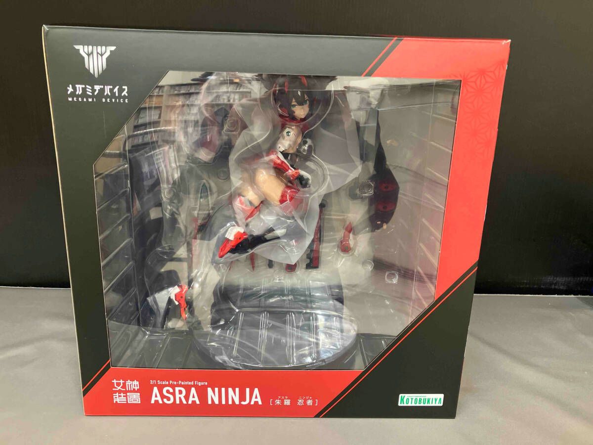 コトブキヤ メガミデバイス 朱羅 忍者 2/1 開封品 メガミデバイス」より2/1スケールフィギュア「朱羅 忍者」1月24