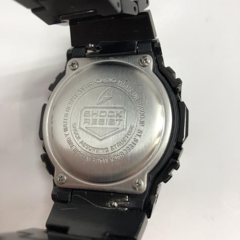 中古】G-SHOCK 腕時計 クオーツ DW-5600JP 黒 箱なし ジーショック [91
