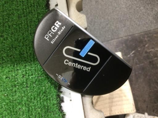 プロギア SILVER-BLADE Centered 03OS 33インチ パター PT スチール フレックスその他 メンズ 男性用 右利き 右用 Cランク ゴルフクラブ