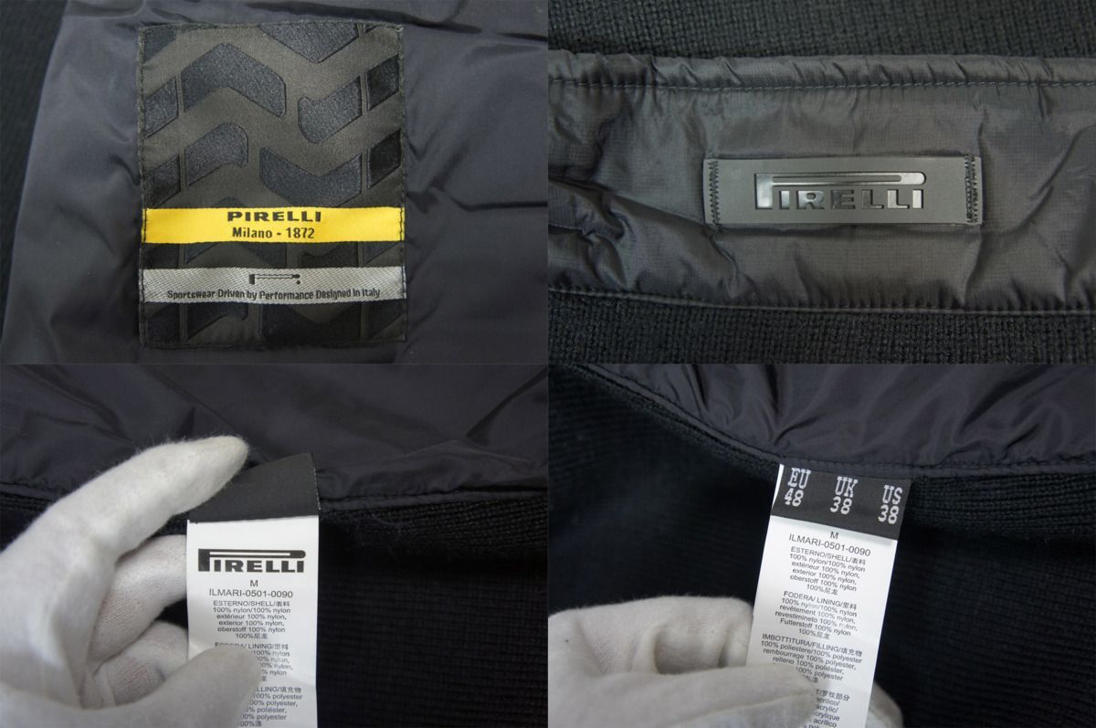 PIRELLI ピレリ LEON 掲載! ニット ブルゾン 新品 50 B426..