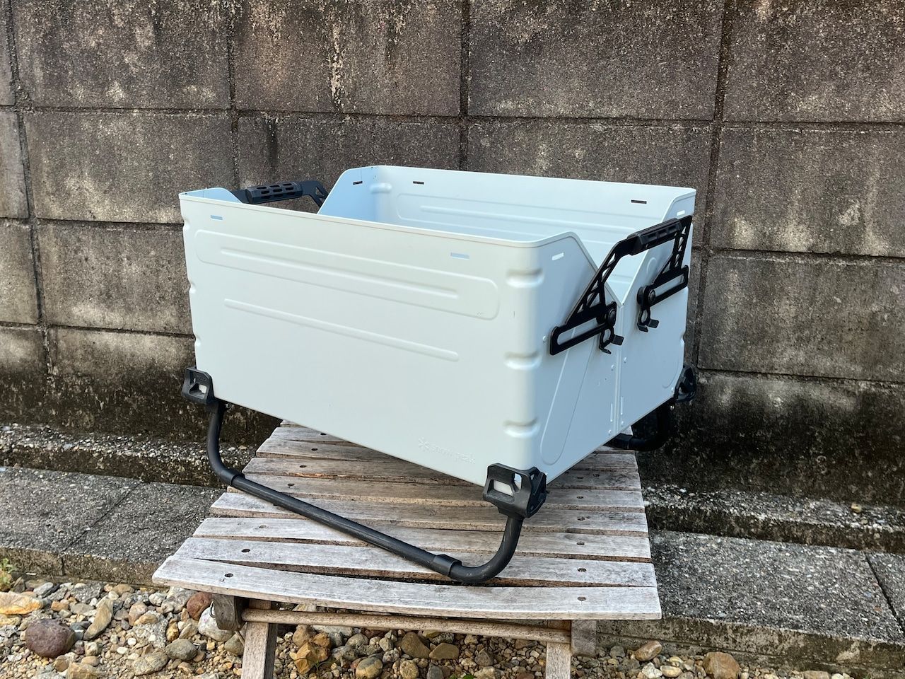 snow peak スノーピーク シェルフコンテナ50 グレー塗装 カスタム