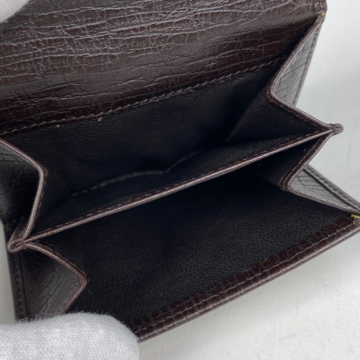グッチ GUCCI バンブー 二つ折り 財布 札入れ 小銭入れ GG柄 竹 二