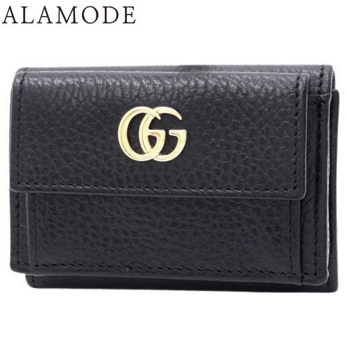 GUCCI(グッチ) GGマーモント 三つ折り ウォレット コンパクト財布 3
