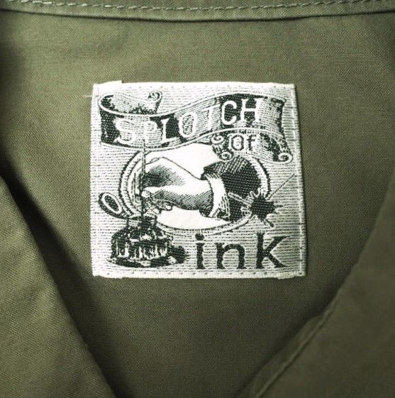 SPLOTCH of ink スプロッチオブインク 日本製 One Tone Gradation Shirts ワントーングラデーションシャツ L KHAKI 長袖 トップス g17104