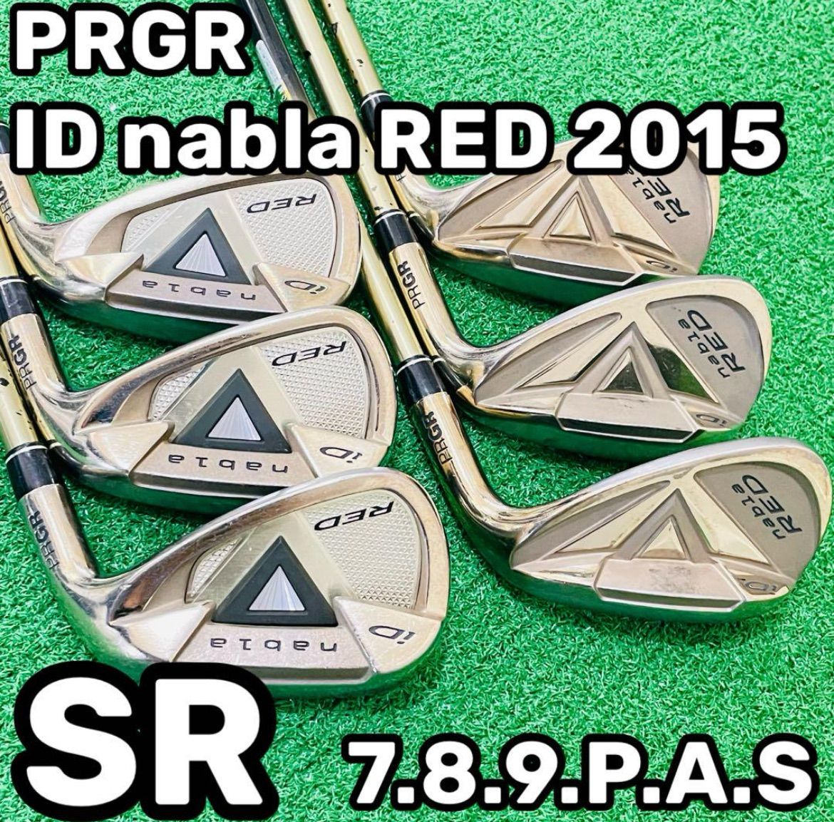 8928 PRGR ID nabla RED 2015 プロギア アイアン7本セット 7.8.9.P.A.S