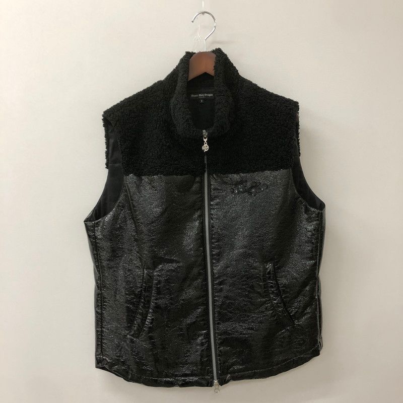 品 DANCE WITH DRAGON ダンスウィズドラゴン BOA VEST D1-532701 ボア ベスト ライトアウター 147-250922-KS-20-tei