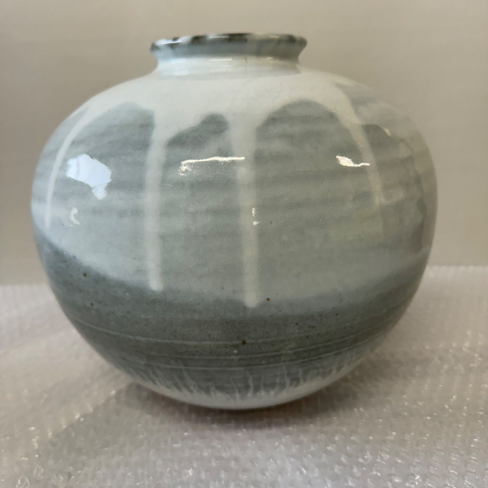 萩焼 花瓶 椿窯 天鵬山造 天鵬山 椿窯 天鵬