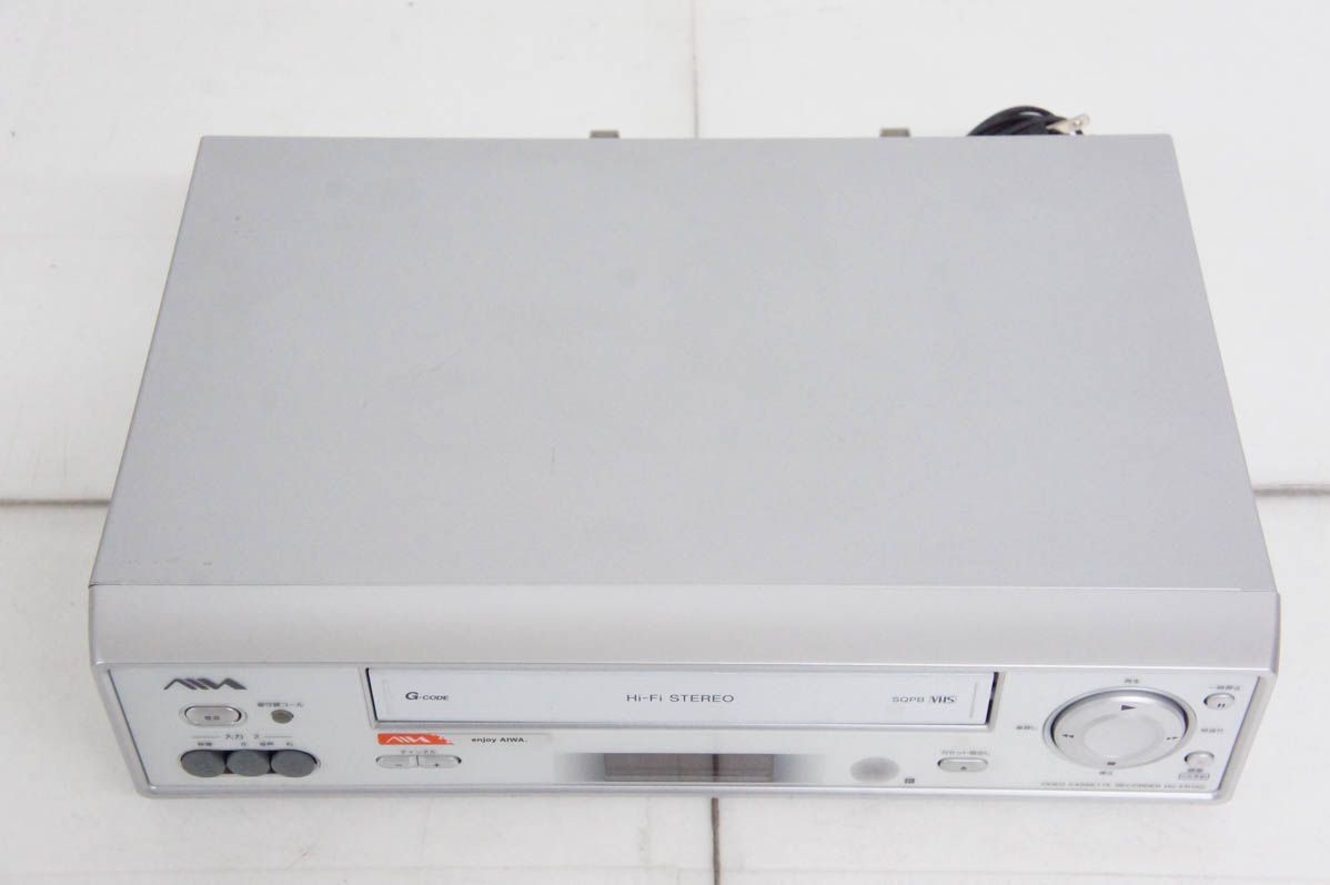 テレビ・映像機器 【】aiwaアイワ ビデオカセットレコーダー HV-FR150 VHSビデオデッキ