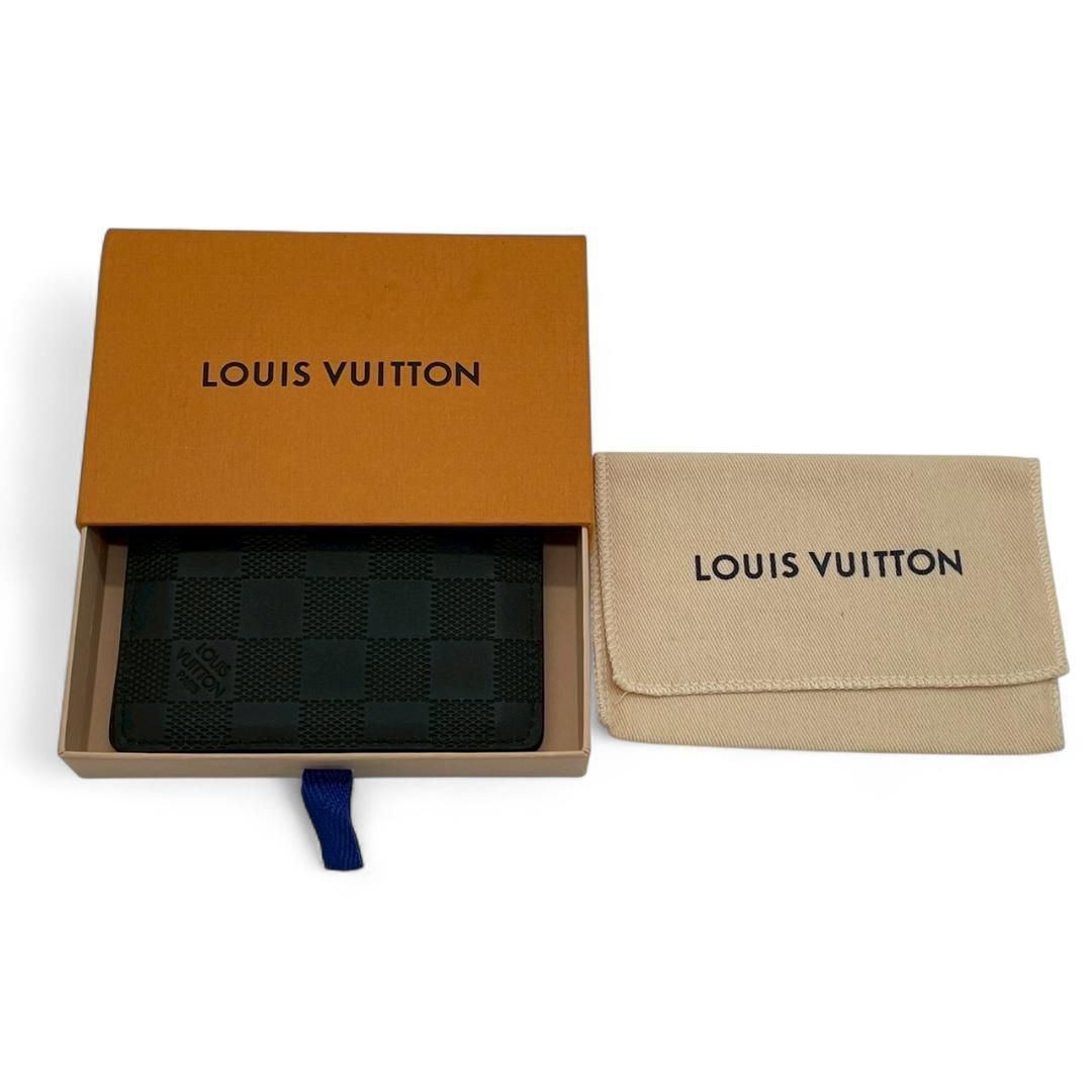  Y ルイヴィトン ダミエ アンフィニ オーガナイザードゥポッシュ カードケース カードケース 小物